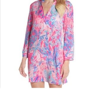 LILLY PULITZER Esme Light Pink Aquadesiac Cover Up